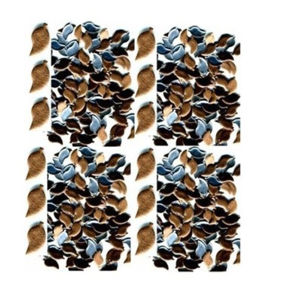 LEAF  Smooth Rhinestuds ‎ 5mm Hot Fix  COPPER 1gr